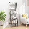 Image de vidaXL Étagère sur pied 5 niveaux Noir 56x35x174 cm336369