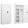 Image de Armoire à casiers Blanc 90x40x180 cm Acier