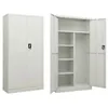 Image de Armoire à casiers Gris clair 90x40x180 cm Acier