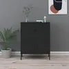 Image de Armoire de rangement Noir 80x35x101,5 cm Acier