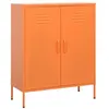 Image de Armoire de rangement Orange 80x35x101,5 cm Acier