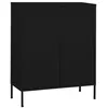 Image de Armoire de rangement Noir 80x35x101,5 cm Acier