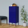 Image de Armoire de rangement Bleu marine 42,5x35x101,5 cm Acier