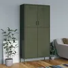 Image de Garde robe Vert olive 90x50x180 cm Acier