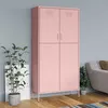 Image de Garde robe Rose 90x50x180 cm Acier