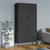 Image de Garde robe Anthracite 90x50x180 cm Acier