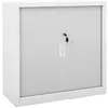 Image de Armoire à portes coulissantes Gris 90x40x90 cm Acier
