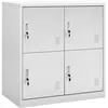 Image de Armoire à casiers Gris clair 90x45x92,5 cm Acier