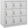 Image de Armoire à casiers Gris clair 90x45x92,5 cm Acier