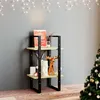 Image de Bibliothèque à 2 niveaux 40x30x70 cm Bois de pin massif
