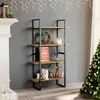 Image de vidaXL Bibliothèque à 4 niveaux 80x30x140 cm bois de pin massif806465
