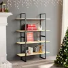 Image de vidaXL Bibliothèque à 4 niveaux 100x30x140 cm Bois de pin massif806482