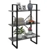 Image de vidaXL Bibliothèque gris 80x30x105 cm bois d'ingénierie806529