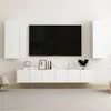 Image de vidaXL Ensemble de meubles TV 5 pcs Blanc Bois d'ingénierie3074454