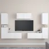 Image de Ensemble de meubles TV 7 pcs Blanc Bois d ingénierie