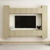 Image de vidaXL Ensemble de meubles TV 10 pcs Chêne sonoma Bois d'ingénierie3078967