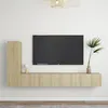Image de vidaXL 3-delige Tv-meubelset bewerkt hout sonoma eikenkleurig3078990