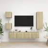 Image de vidaXL 5-delige Tv-meubelset spaanplaat sonoma eikenkleurig3079011