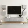Image de Vidaxl 6-Cz. Ensemble de meubles TV, Gris Béton, Panneau