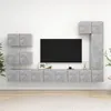 Image de vidaXL 8-delige Tv-meubelset bewerkt hout betongrijs3079136