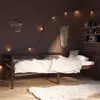 Image de vidaXL Bedframe massief grenenhout donkerbruin 90x200 cm322054