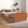 Image de vidaXL Bedframe met lades massief grenenhout honingbruin 90x200 cm322161