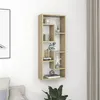 Image de vidaXL Wandschap 36x16x90 cm bewerkt hout sonoma eikenkleurig803014