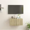 Image de Meuble TV suspendu Chêne sonoma 60x30x30 cm