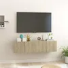 Image de Meubles TV suspendus 2 pcs Chêne sonoma 60x30x30 cm