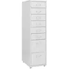 Image de Classeur mobile Gris 28x41x109 cm Métal