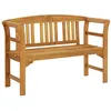 Image de vidaXL Bois d'Acacia Solide Banc de Jardin Meuble d'Extérieur Banc de Patio Meuble de Jardin Banc de Terrasse Banc 316497