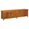 Image de Boîte de rangement de jardin 200x50x58 cm Bois d acacia solide