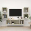 Image de vidaXL Ensemble de Meubles TV 5 pcs, Ensemble d'Armoires de Télévision avec Rangement, Meubles Télé de Salon, Chêne Sonoma Bois d'Ingénierie 3079622