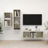 Image de vidaXL Ensemble de Meubles TV 3 pcs, Ensemble d'Armoires de Télévision avec Rangement, Meubles Télé de Salon, Chêne Sonoma Bois d'Ingénierie