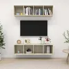 Image de vidaXL Tv-wandmeubelen 2 st spaanplaat sonoma eikenkleurig3079784