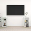 Image de vidaXL Meubles TV 2 pcs, Armoires de Télévision avec Rangement, Meubles Télé de Salon Salle de Séjour Intérieur, Blanc Bois d'Ingénierie