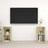 Image de vidaXL Meubles TV 2 pcs, Armoires de Télévision avec Rangement, Meubles Télé de Salon Salle de Séjour, Chêne Sonoma Bois d'Ingénierie