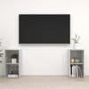 Image de Meubles TV 2 pcs Gris béton 72x35x36,5 cm Bois d ingénierie