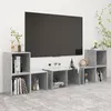 Image de Ensemble de meubles TV 6 pcs Gris béton Bois d ingénierie