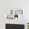 Image de vidaXL Wandschap 100x18x53 cm bewerkt hout wit807160