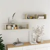 Image de vidaXL Wandschappen 2 st 105x18x20 cm bewerkt hout sonoma eikenkleurig807208
