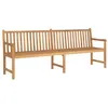 Image de Banc de jardin 228 cm bois de teck solide