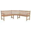 Image de vidaXL Tuinhoekbank 185x185x90 cm massief teakhout316625