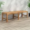 Image de Banc de jardin 150 cm bois de teck massif