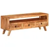 Image de Meuble TV 110x30x40 cm Bois d acacia massif