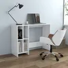 Image de vidaXL Bureau d'ordinateur portable Blanc 102,5x35x75 cm Aggloméré