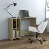 Image de vidaXL Bureau d'ordinateur portable Chêne 102,5x35x75 cm Aggloméré