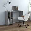 Image de Bureau d'ordinateur portable Gris béton 102,5x35x75cm Aggloméré