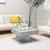 Image de Table basse Gris béton 57x57x30 cm Bois d'ingénierie