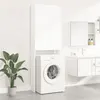 Image de Meuble pour machine à laver Blanc 64x25,5x190 cm